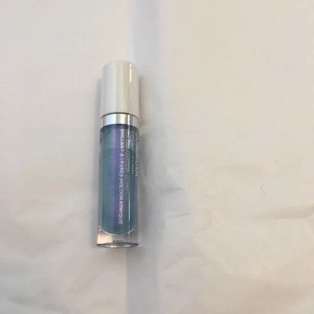 Jordana Cosmic Glow Galactic Blue lip gloss